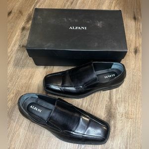 Alfani Ascher Men’s Black Dress Shoes Loafers Size 10.5 M